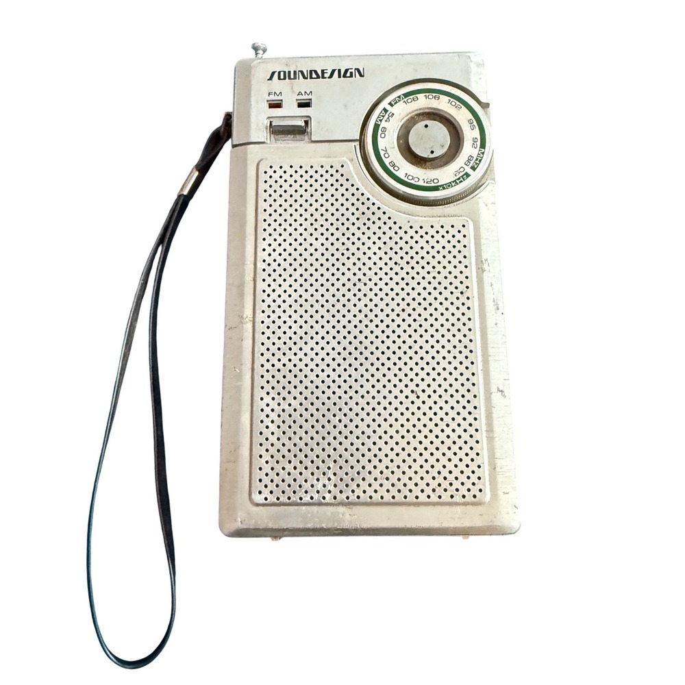 Soundesign 2145C‎ AM FM Pocket Radio Portable Transistor Vintage Retro